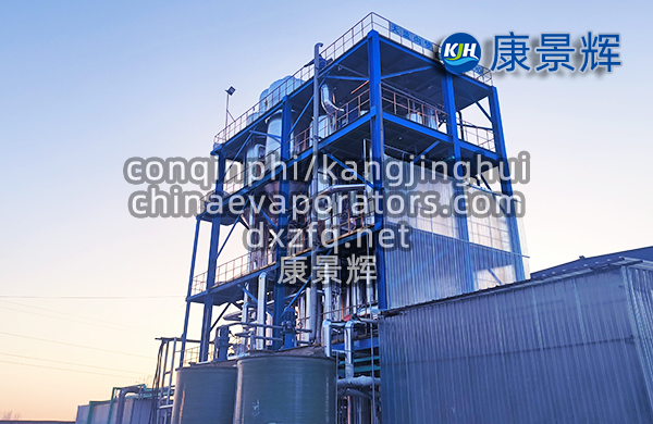 4t/h廢催化劑回收氯化鈉三效蒸發器
